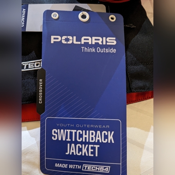 New Polaris jacket, red and black size L youth - Picture 8 of 16